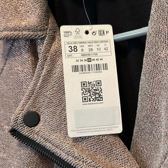 Cupcakes and cashmere metallic mauve Moto jacket - Picture 4 of 11